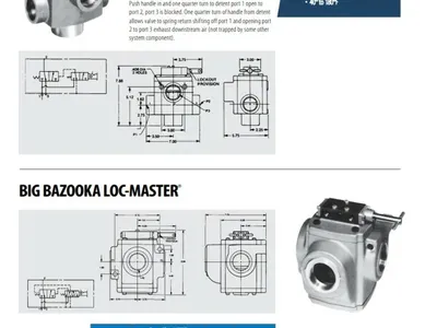 Fluid Power BB045-301-15 Lock-Out Valve 3-Way Big Bazooka Loc-Master 1.5"npt