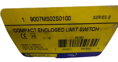 NEW SQUARE D 9007MS02S0100 LIIMIT SWITCH SERIES B