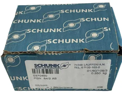 NEW SCHUNK PGN 64/2 AS PARALLEL GRIPPER 0370450 PGN642AS
