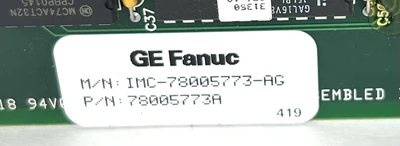 USED GE FANUC 78005773A