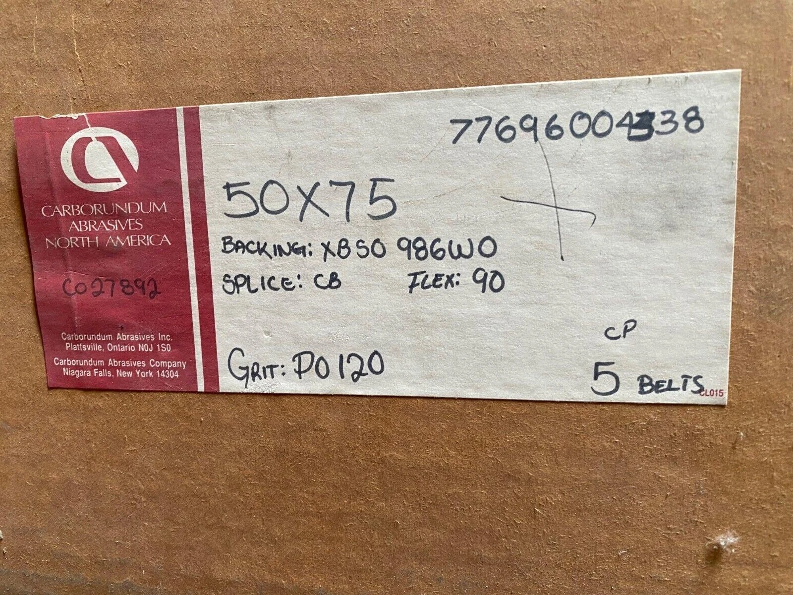New | in-Stock Carborundum Does Not Apply Misc Abrasive Materials California US | Amiron Machinery #1453205