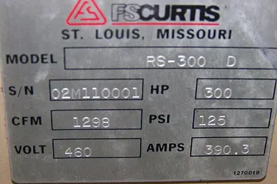 USED CURTIS R/S 300D