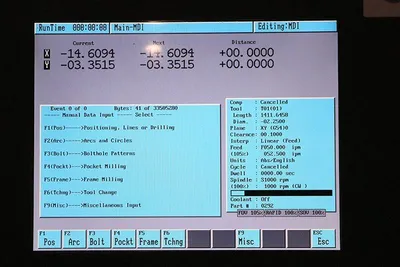 2008 MILLTRONICS VK-1 MILLERS, VERTICAL/UNIVERSAL, N/C & CNC | Prime Machinery (7)