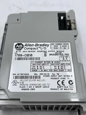 Used ALLEN-BRADLEY ALLEN-BRADLEY 1769-OB16 SER B PLC Input & Output | ND Industrial Surplus #1214823