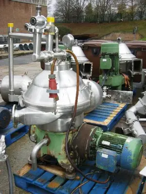 (2) Westfalia SA 20-06-076 sanitary clarifier centrifuges, 316 SS.