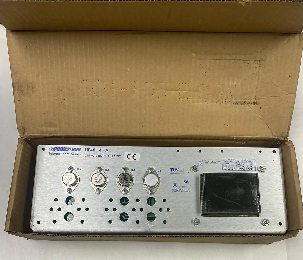 New | in-Stock POWER-ONE HE48-4-A Miscellaneous Equipment (Electrical & Power) | Surplus Asset Holdings #1194966