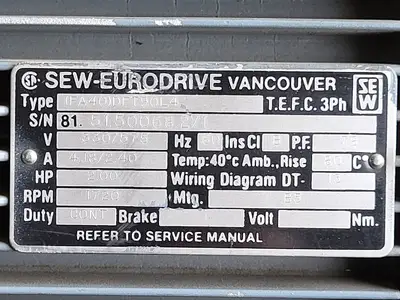 USED SEW-EURODRIVE (FA40)DFT90L4