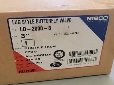 Used NIBCO LD-2000-3 Valves/Fittings British Columbia CA | Lenmark #258772
