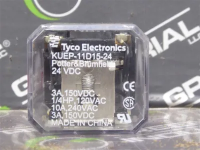 Lot of 5 Tyco Electronics / Potter & Brumfield KUEP-11D15-24 Power Relays 24VDC Used
