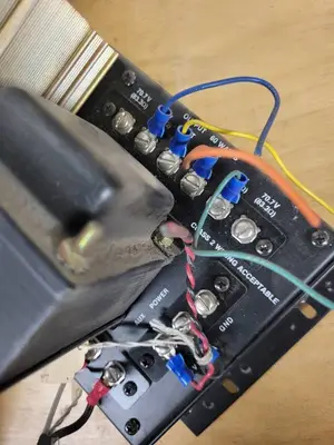 Rauland Borg DAX 60-60 Watt Amplifier with Transformers and Heat Sink