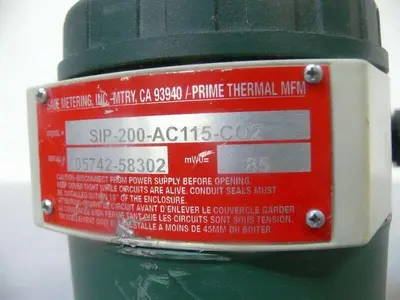 USED SAGE METERING PRIME SIP-200-AC115-CO2 CO2 METER