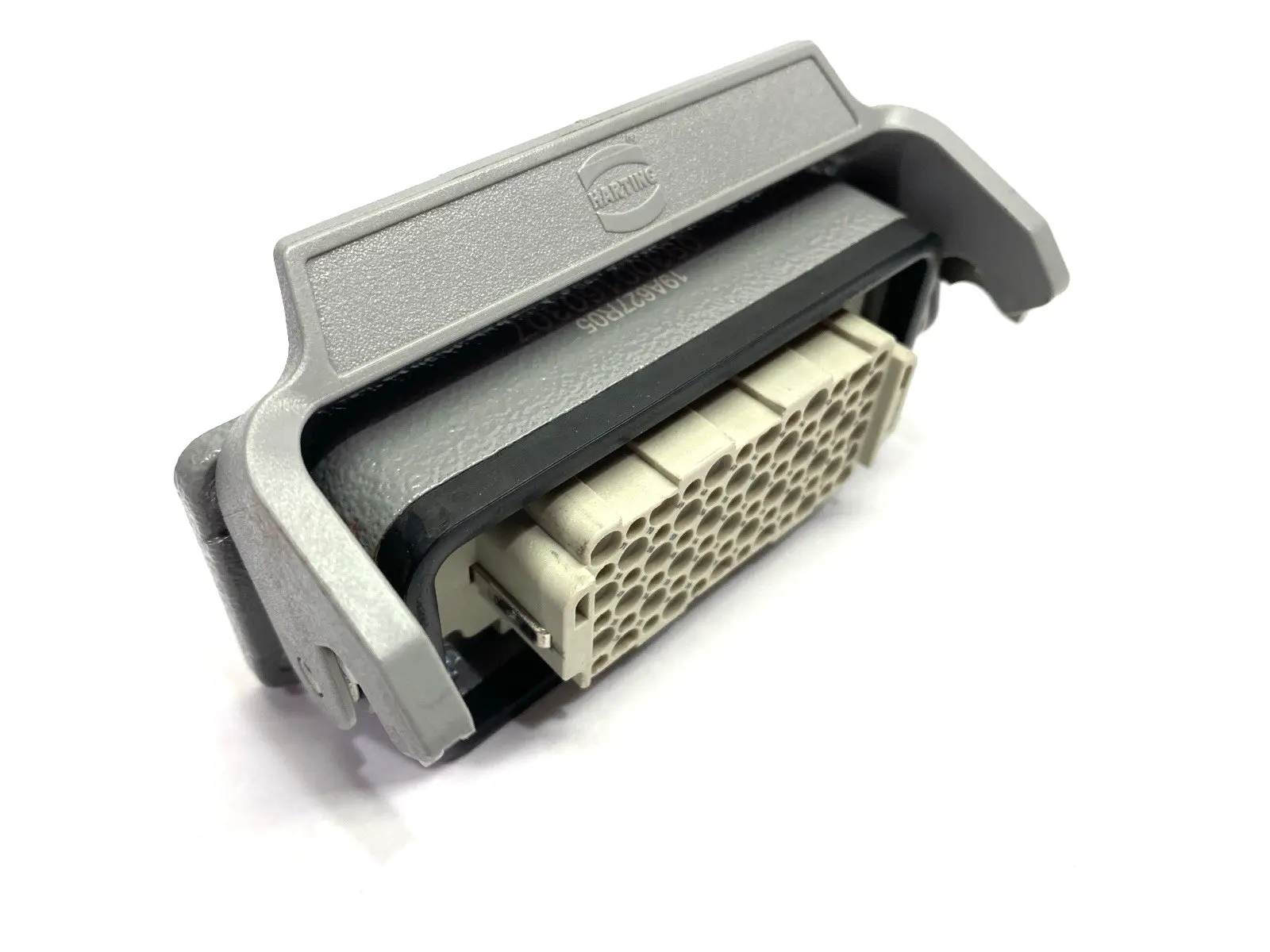 USED HARTING F CRIMP INSERT HAN 72DD-SMC-FI-CRT W/ 09300160307 HOUSING