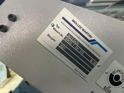 USED 2007 MULLER MARTINI 423 CARD GLUER