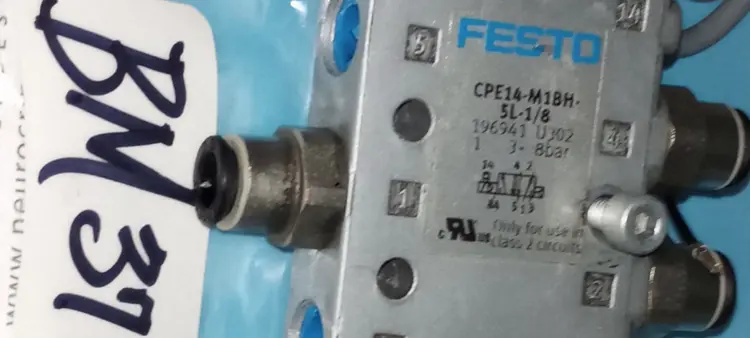 Used Festo FESTO CPE14-MIBH-5L-1/8 + Festo MSZE-3-24 DC PLC Processors Arizona US | ASSET CONVERSION SPECIALISTS, INC. #1348200