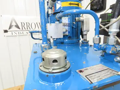 Clarke Hydraulic Power Unit 30Gal 4.2gpm 3000psi Marzocchi Gear Pump 3Hp 3PH