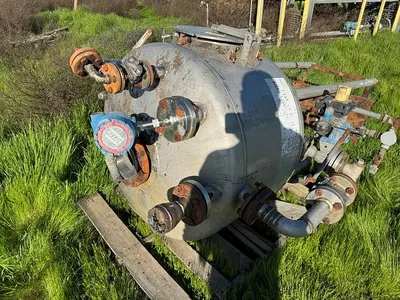 Tank, 100 Gallon, Stainless Steel, Dish Top & Bottom, 36" x 24" #S745488
