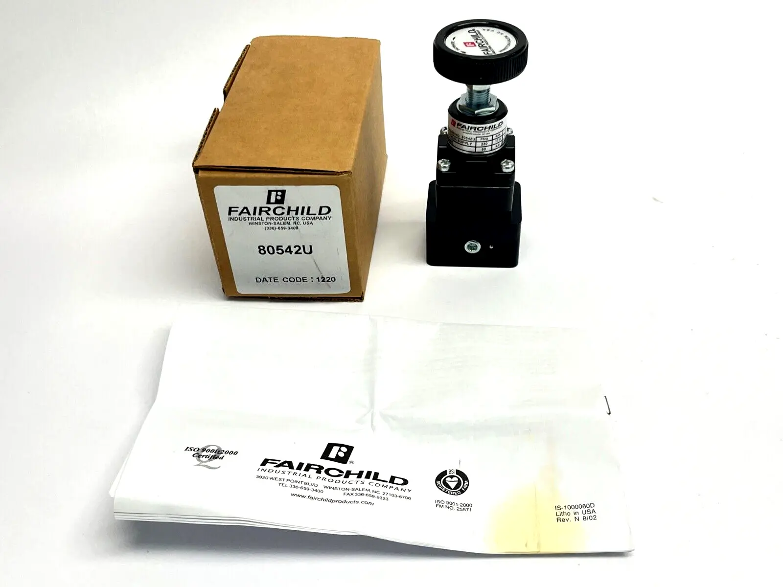 80542U | Fairchild  Pneumatic Regulator 1-60 PSI 1/4" BSPT - New Other