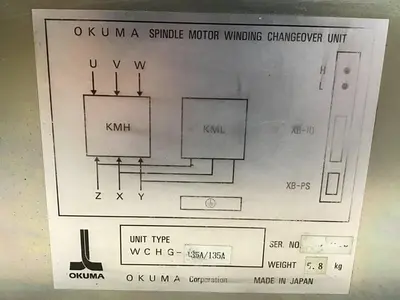 USED OKUMA WCHG135A