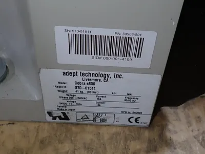 USED 2006 ADEPT TECHNOLOGY INC COBRA S600