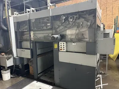USED 1988 BOBST AUTOPLATINE SP102-CER DIE CUTTER W/ BLANKING