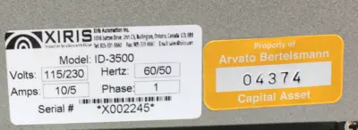 USED XIRIS ID-3500