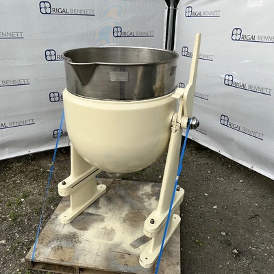 180 L S/S Skerman Hemispherical Jktd Tilting Pan