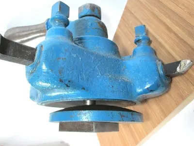 4 Position Wood Lathe Turret Fits 2" x 2.5" T-Slot Swivels and Tilts (100890)