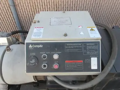 CompAir Hydrovane, rotary air compressor, 460 V Baldor motor
