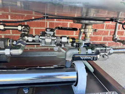 Used SANI MATIC STAINLESS STEEL 400 L COP SYSTEM PARTS WASHER SKID W/ HEATING, PUMP Parts Washers California US | Equipment Lab #1461704
