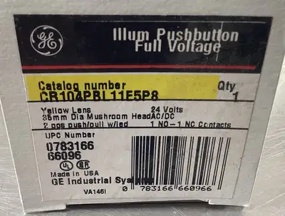 Used GENERAL ELECTRIC CR104PBL11E5P8 Relays & Switches South Carolina US | Palmetto Automation #1502869