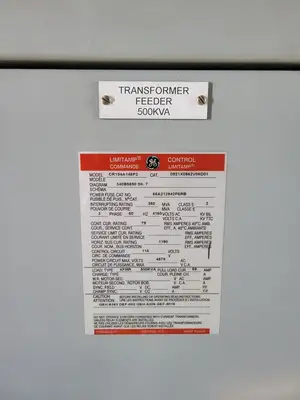 5kV Motor Control Center (MCC) Unit w/ (4) Breakers & (2) Load-Break Switches