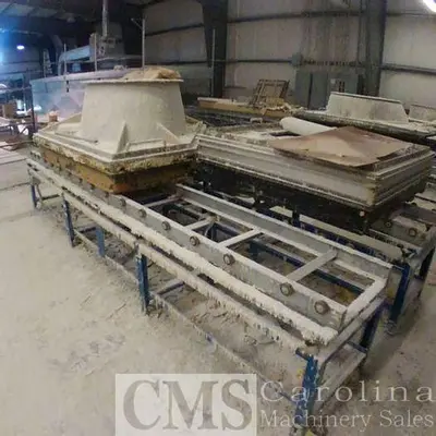 USED GRUBER SYSTEMS 12' VIBRATION CONVEYOR TABLES