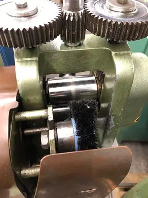 3032-150 Buhler (GERMANY) 2-HI Precision Power Wire Rolling Mill with Take Up & Pay Off