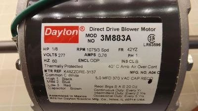 New | in-Stock DAYTON ELECTRIC _UNKNOWN_ A.C. Motors Texas US | OCO Industrial #1599931