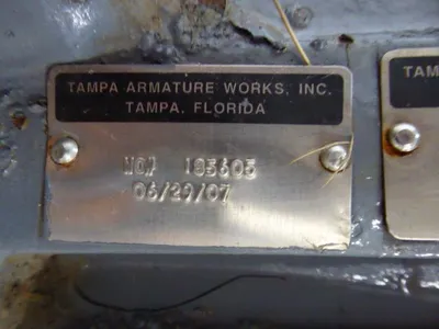 125 HP US Electrical Vertical Mount Motor Frame 444LP 1800 RPM 460V Rebuilt