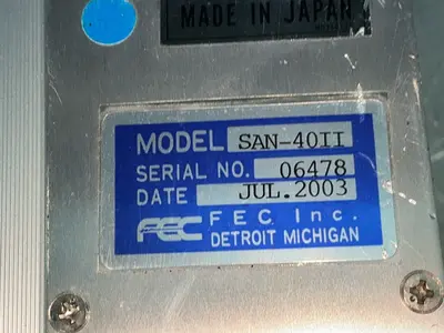 Used 2003 FEC INC SAN40II Servo Drives Ohio US | HGR 24 #1301658