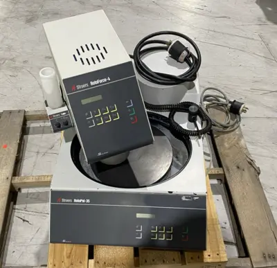 USED STRUERS ROTOPOL-35 LAB POLISHING/GRINDER W/ ROTOFORCE-4 HEAD