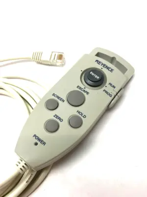 USED KEYENCE HANDHELD REMOTE CONTROLLER PENDANT FOR VISION SENSORS
