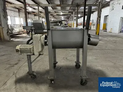 USED Scott Turbon Mixer 40 Gal Scott Turbon dual shaft paddle Mixer, S/S
