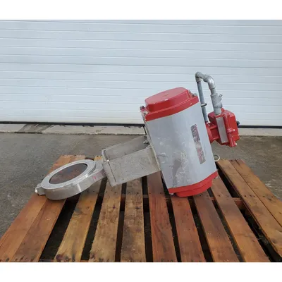 Used 8" Bray Series 50 Butterfly Valve with actuator