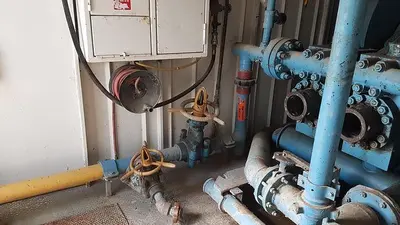 USED EMSCO F-650 TRIPLEX MUD PUMP