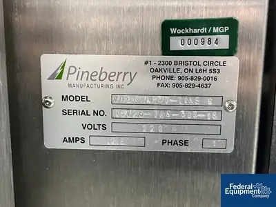 USED pineberry Pineberry Labeler, Model Wockhardt-Line 8