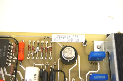 WESTINGHOUSE 2822A19G01 VALVE POSITIONER BOARD