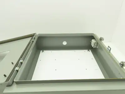 Saginaw SCE-20H2006LP Electrical Enclosure 20x20x6" Backplate Knockout Wallmount