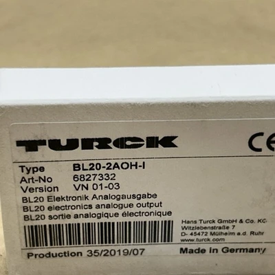 NEW Turck BL20-2AOH-I