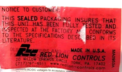 NEW RED LION CONTROLS VCMA0000