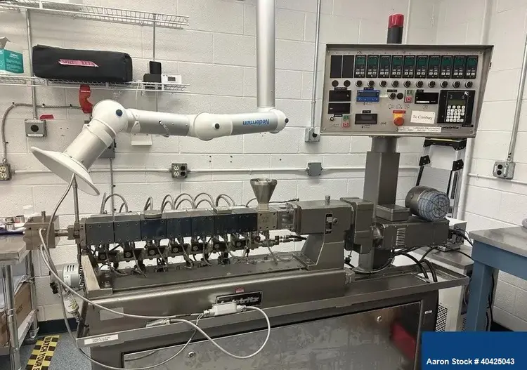 Used LEISTRITZ CORPORATION MICRO18-GG Pelletizers Illinois US | Aaron Equipment #86565