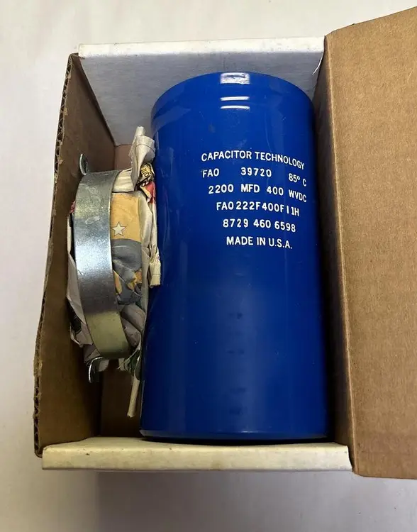 Used CAPACITOR TECHNOLOGY FA0222F400FI1H Miscellaneous Equipment (Electrical & Power) | Surplus Asset Holdings #1200092
