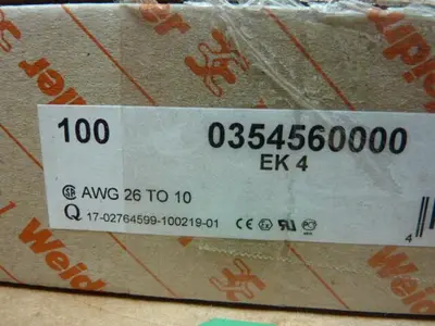 NEW WEIDMULLER 35456000