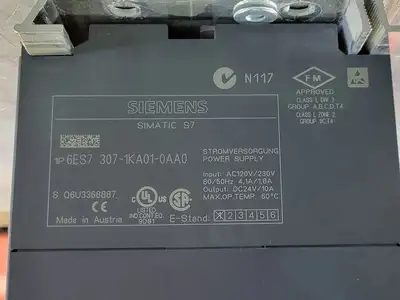 USED SIEMENS 6ES7 307-1KA01-0AA0